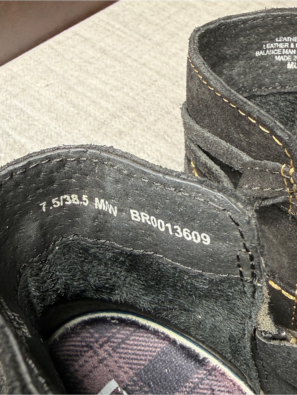 Born Tarkiln Black Distressed Leather Ankle Boots 7.5 - Picture 13 of 16